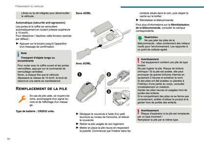 2025 Peugeot 208/e-208 Manuel du propriétaire | Français