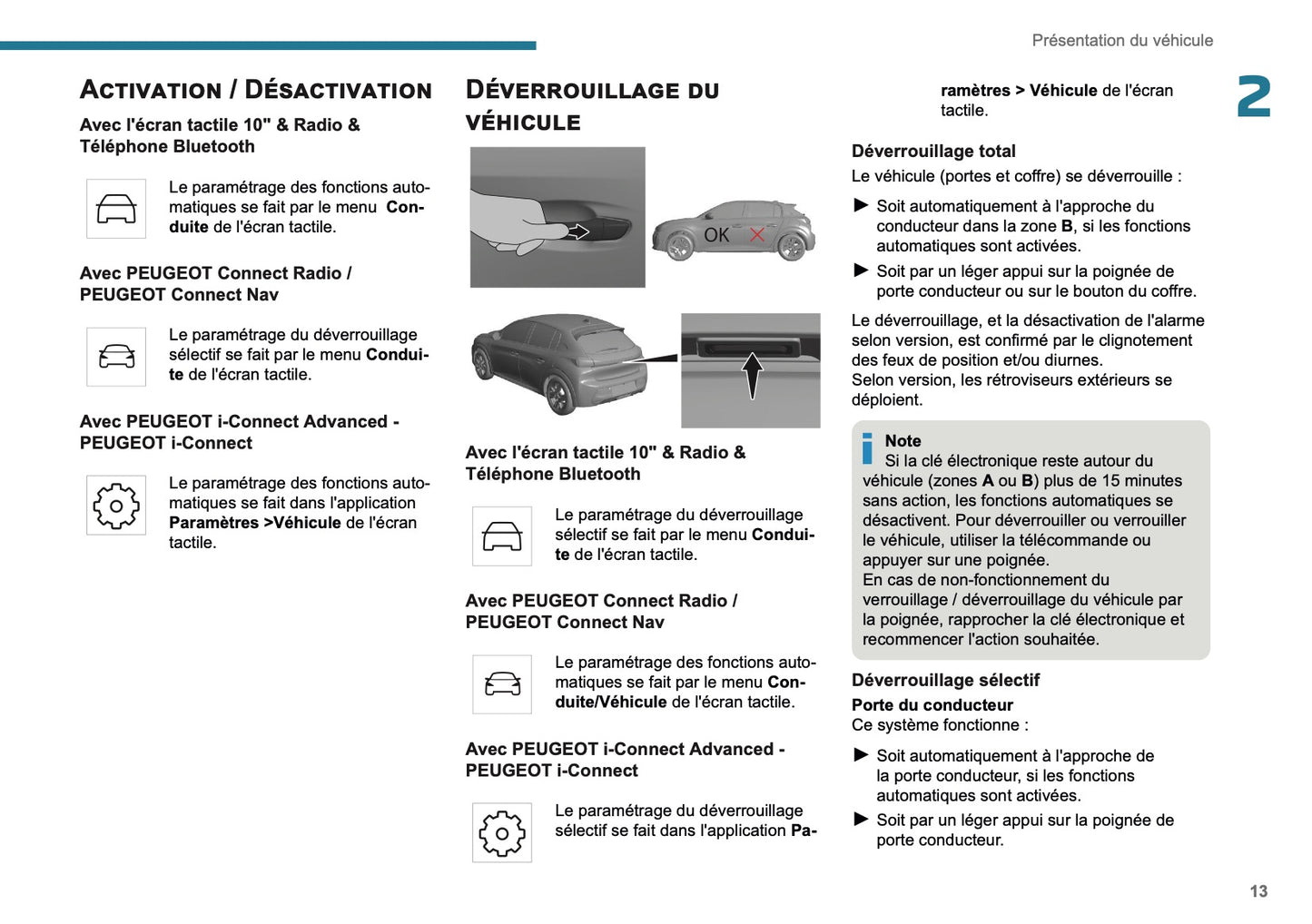 2025 Peugeot 208/e-208 Manuel du propriétaire | Français