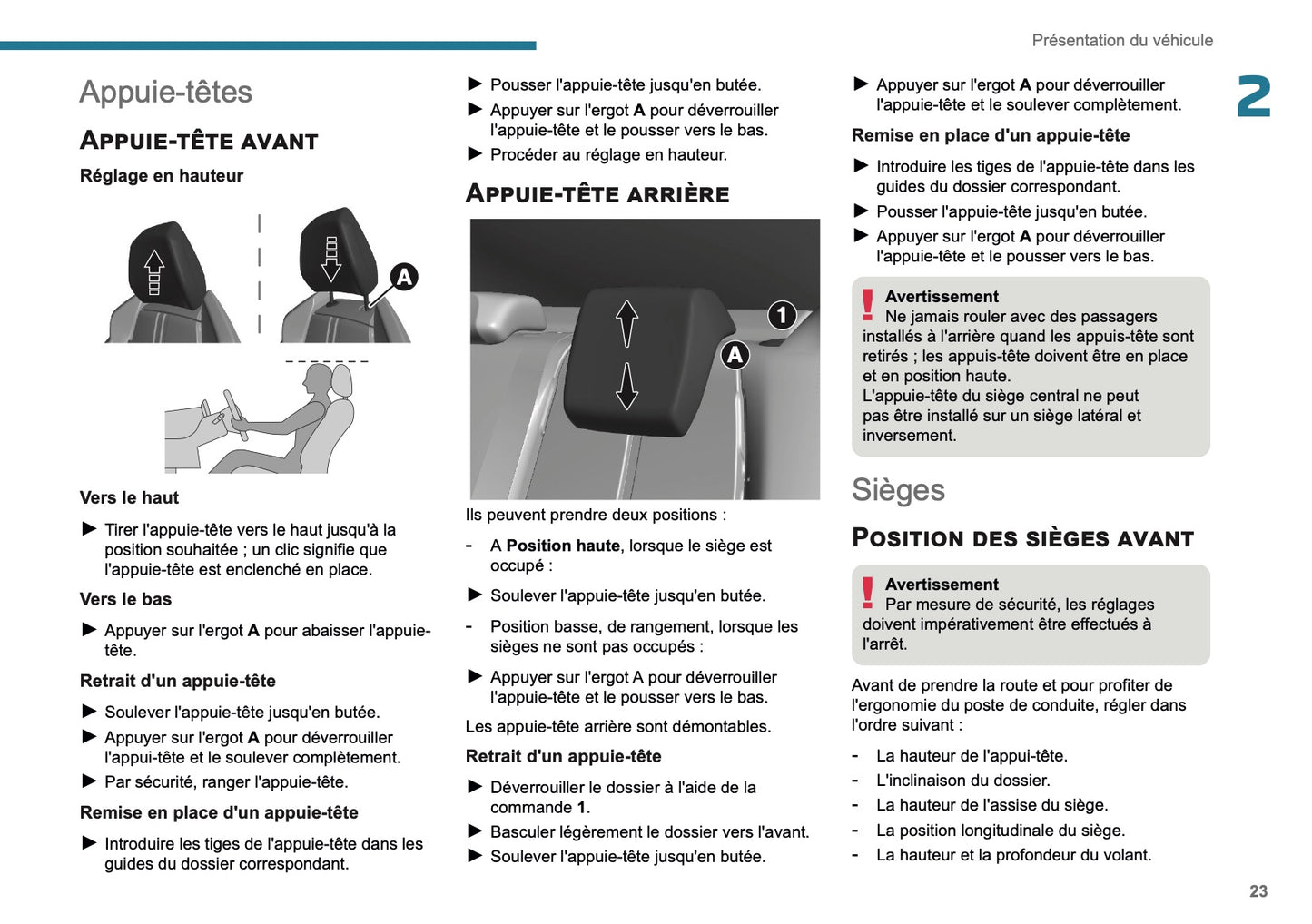 2025 Peugeot 208/e-208 Manuel du propriétaire | Français