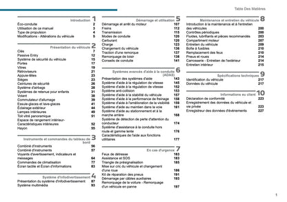 2025 Peugeot 208/e-208 Manuel du propriétaire | Français