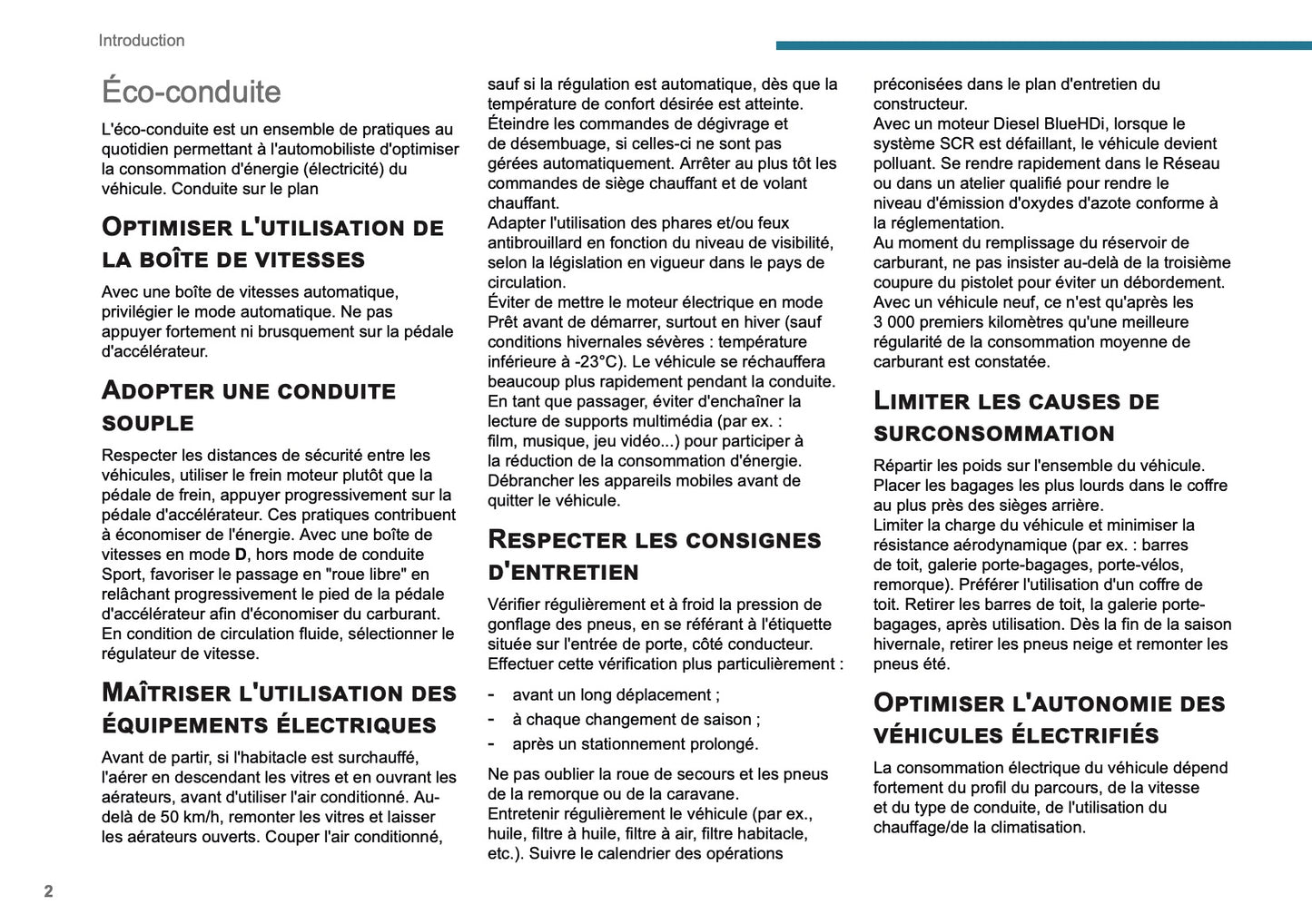 2025 Peugeot 208/e-208 Manuel du propriétaire | Français