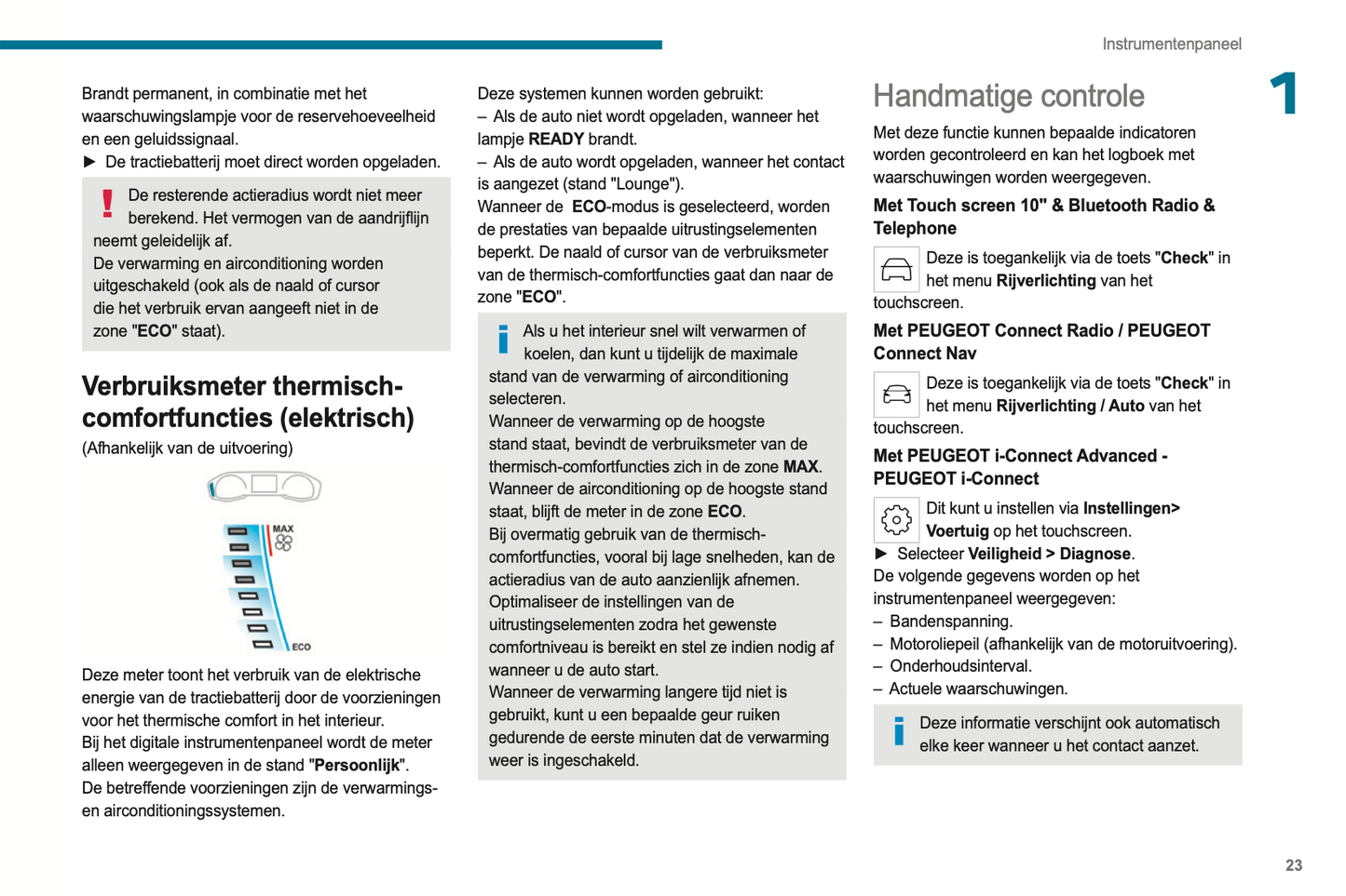 2023-2024 Peugeot 208/e-208 Owner's Manual | Dutch