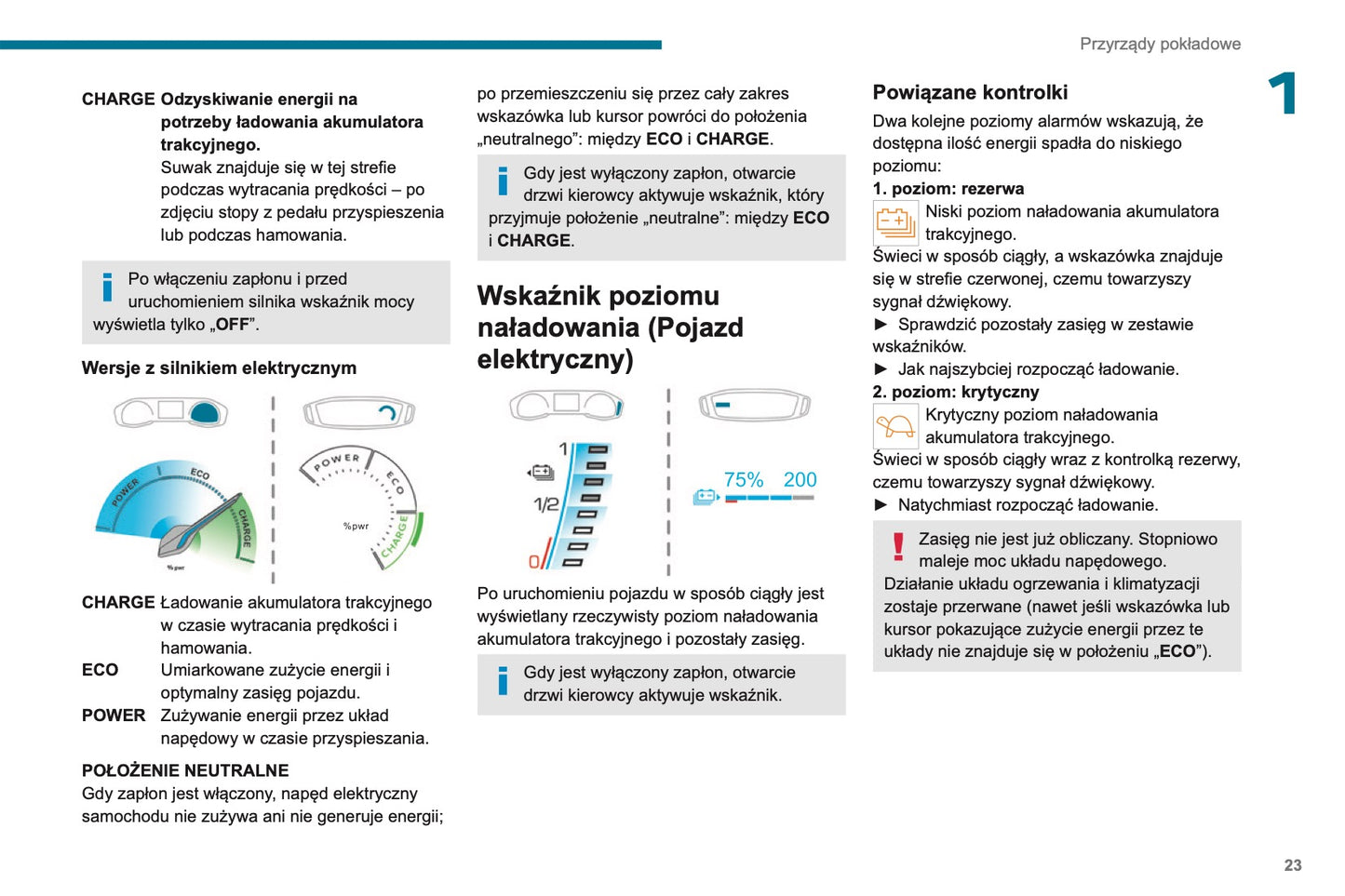 2023-2025 Peugeot 208 Owner's Manual | Polish