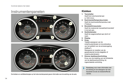 2014-2015 Peugeot 3008 Owner's Manual | Dutch