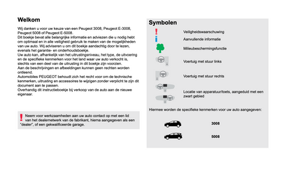 2024-2025 Peugeot 3008/e-3008/5008/e-5008 Gebruikershandleiding | Nederlands