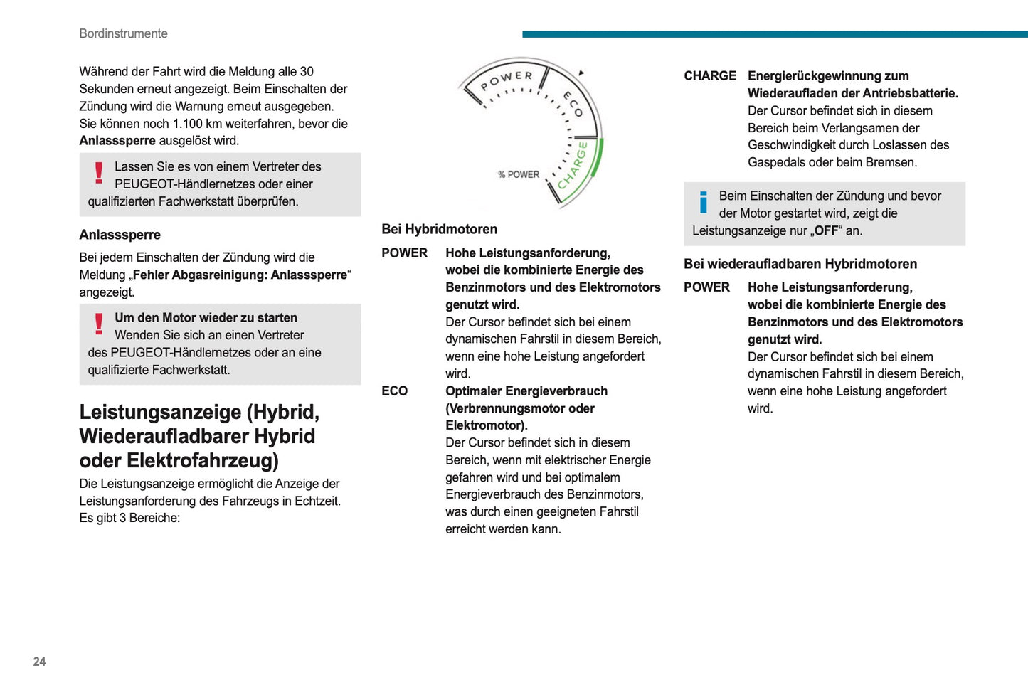 2023-2025 Peugeot 308/308 SW Owner's Manual | German