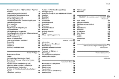 2023-2025 Peugeot 308/308 SW Owner's Manual | German
