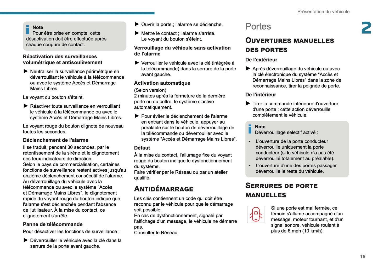 2025-2026 Peugeot 308 Manuel du propriétaire | Français