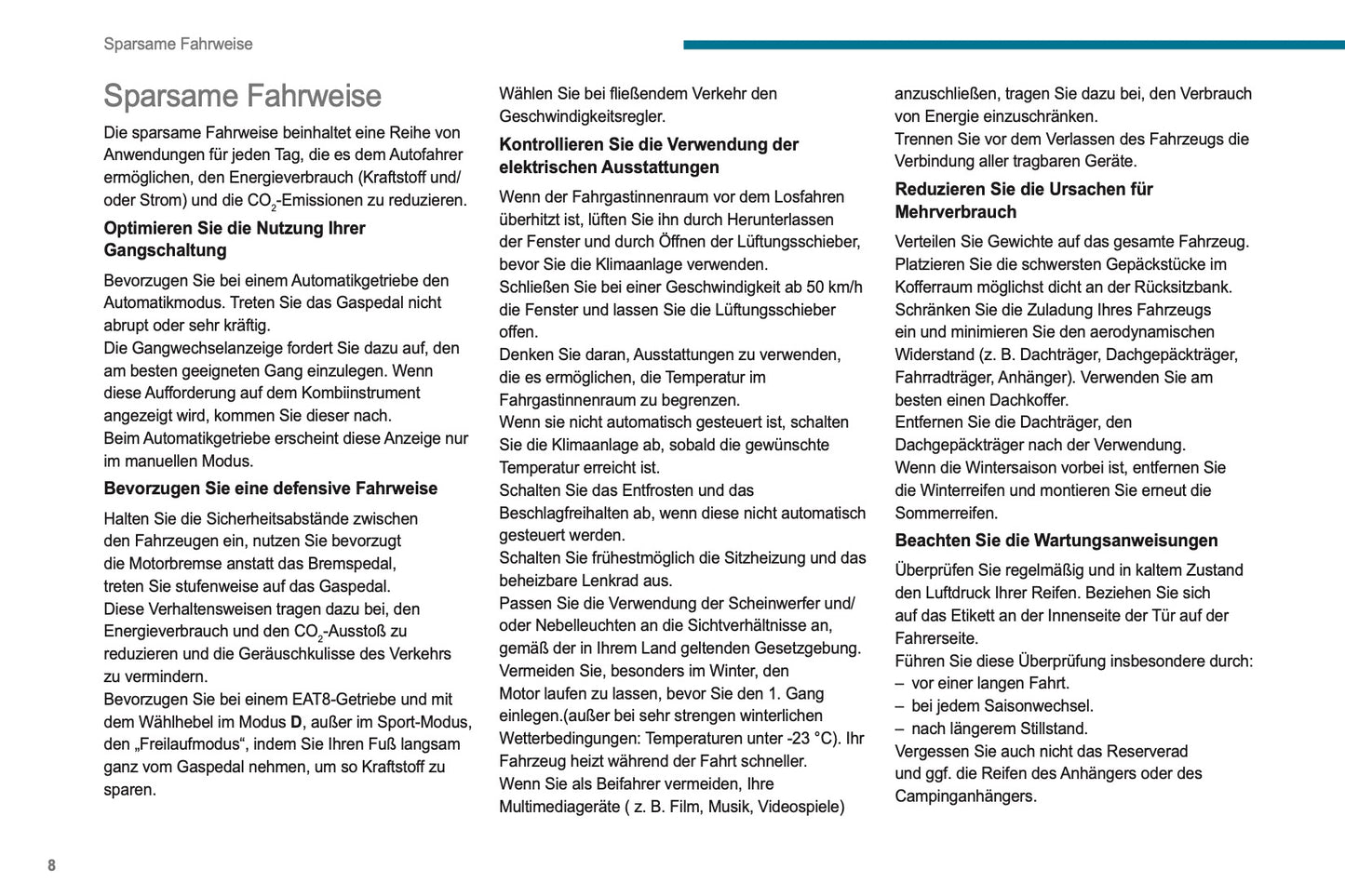 2022-2024 Peugeot 408 Owner's Manual | German