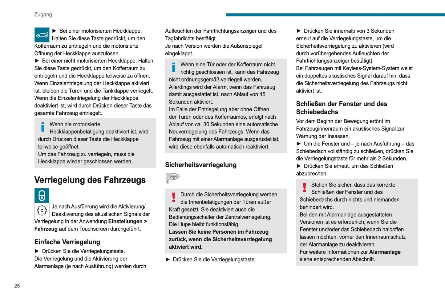 2022-2024 Peugeot 408 Owner's Manual | German