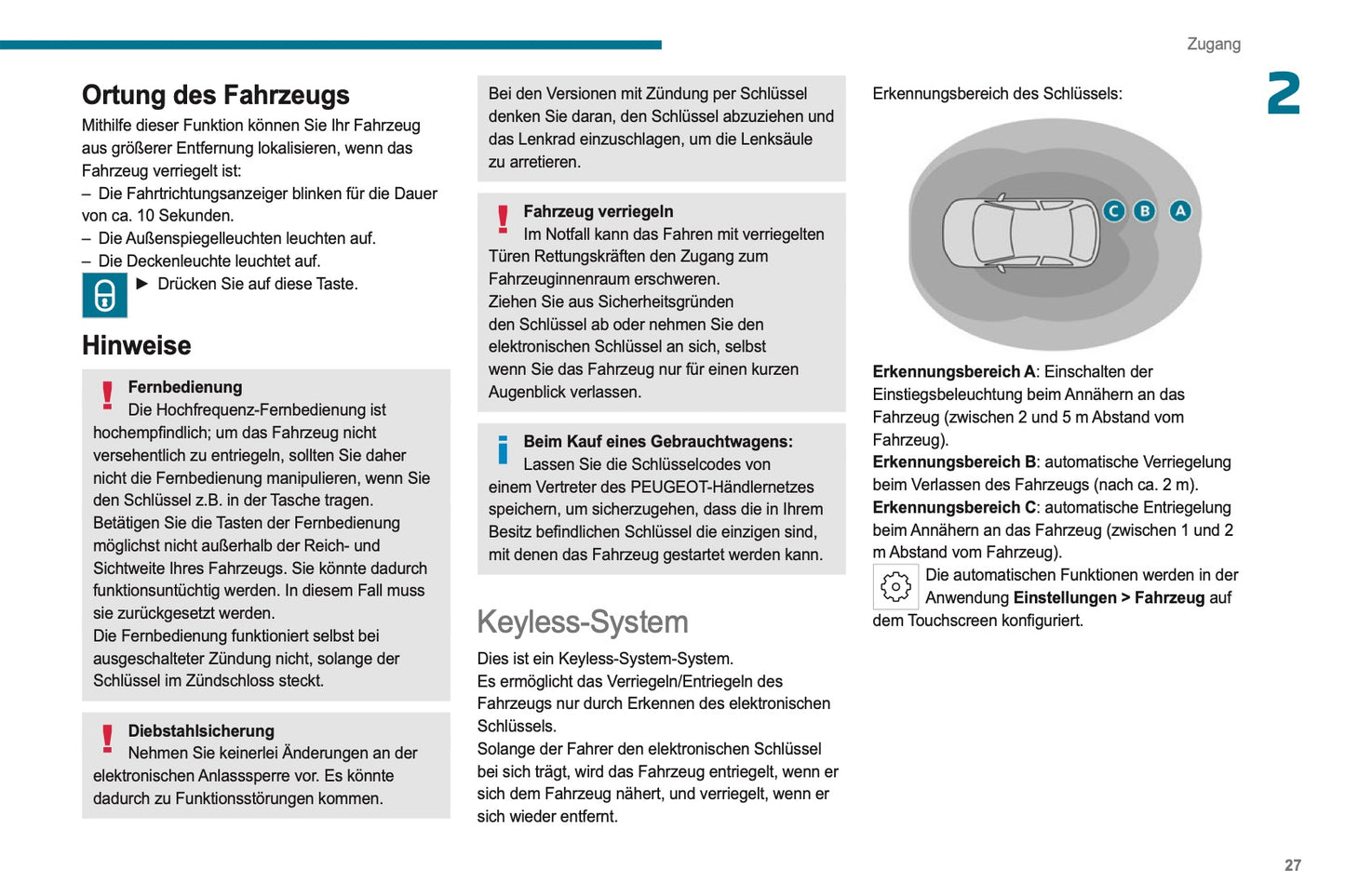 2022-2024 Peugeot 408 Owner's Manual | German