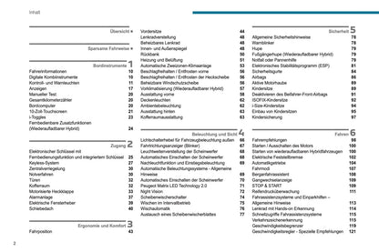 2022-2024 Peugeot 408 Owner's Manual | German