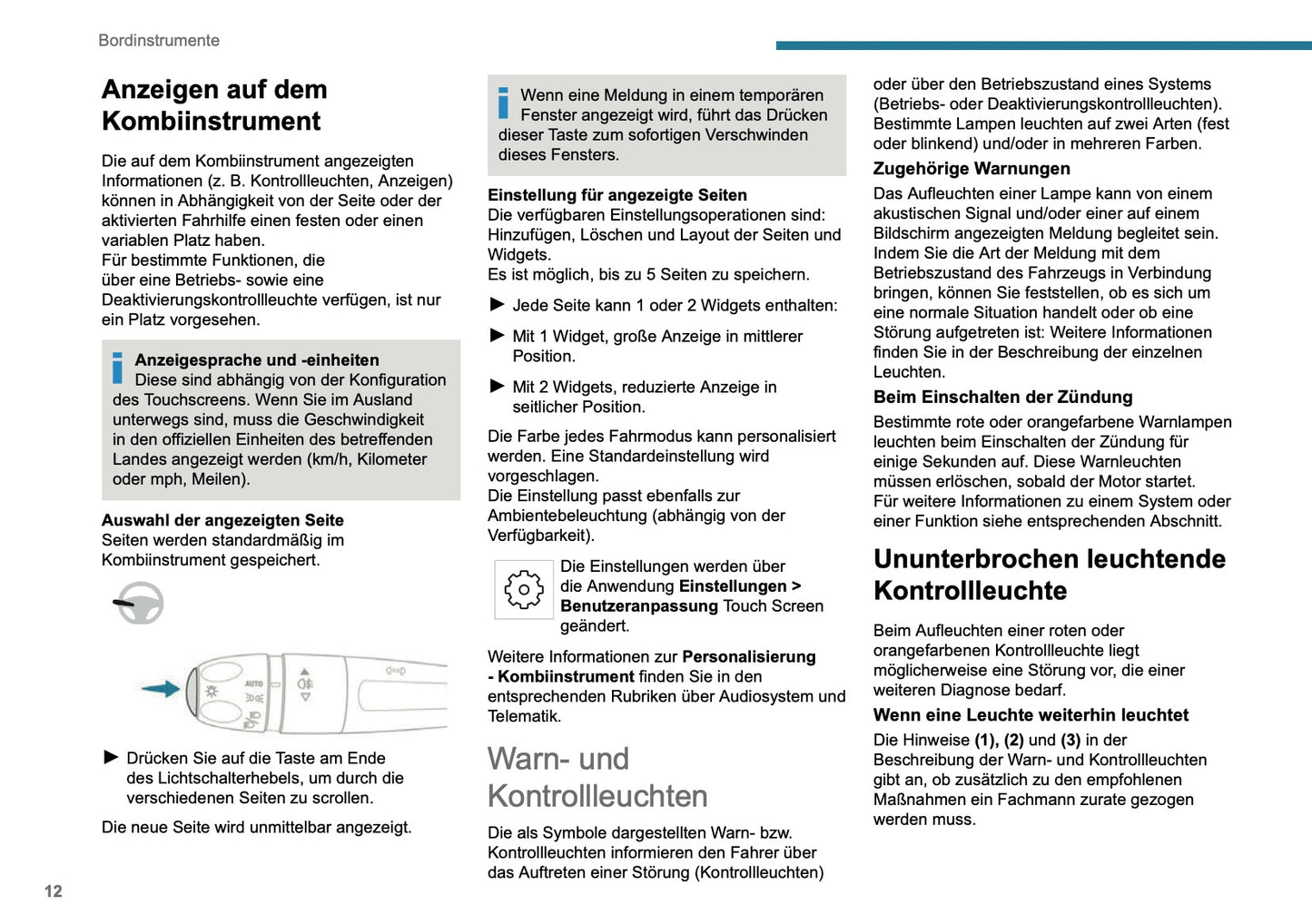 2024-2026 Peugeot 408/e-408 Owner's Manual | German