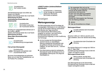 2024-2026 Peugeot 408/e-408 Owner's Manual | German