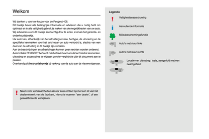 2024 Peugeot 408 Gebruikershandleiding | Nederlands