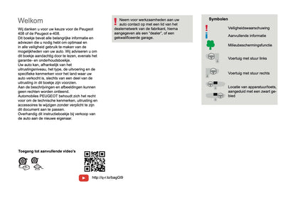 2024-2025 Peugeot 408 Gebruikershandleiding | Nederlands
