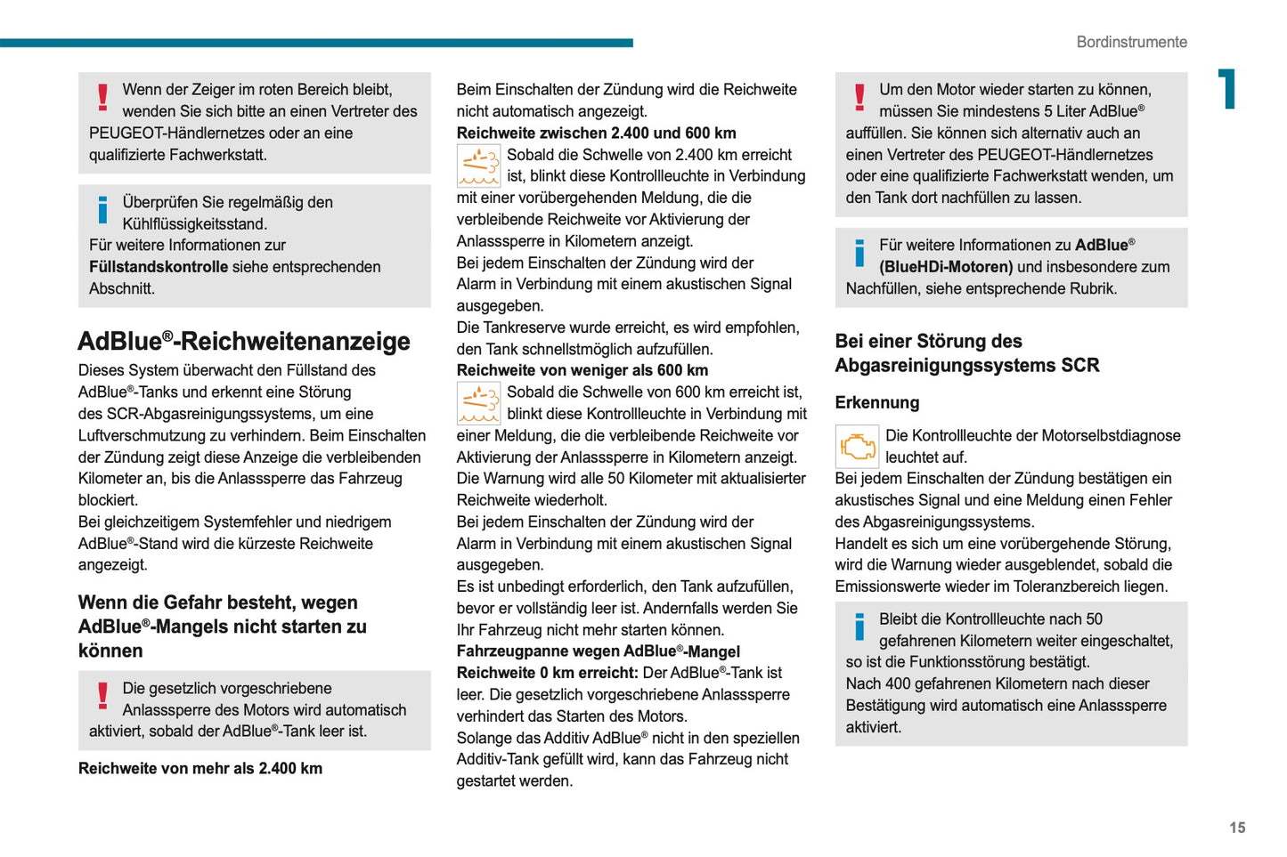 2021-2024 Peugeot Boxer Owner's Manual | German