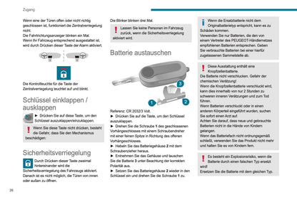 2021-2024 Peugeot Boxer Owner's Manual | German