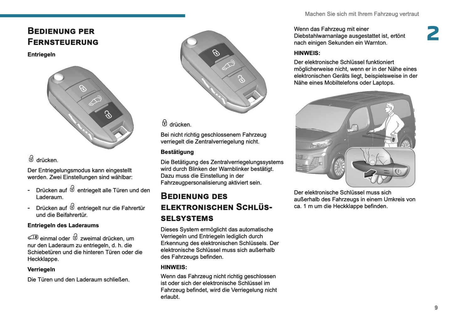 2025 Peugeot Expert/Traveller Owner's Manual | German