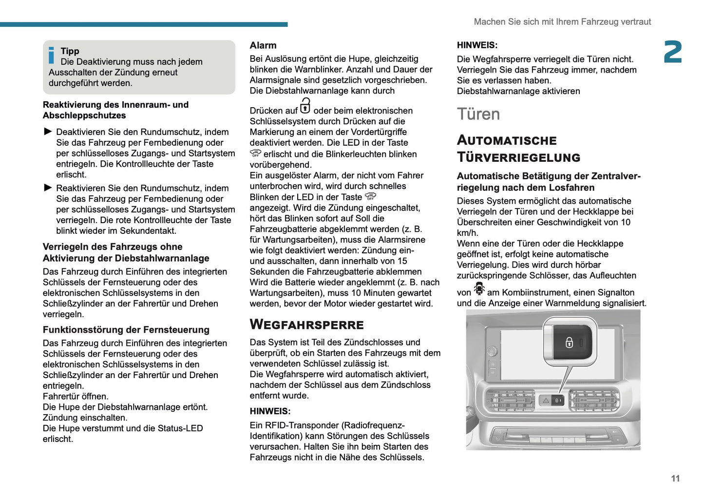 2025 Peugeot Rifter/Partner Owner's Manual | German