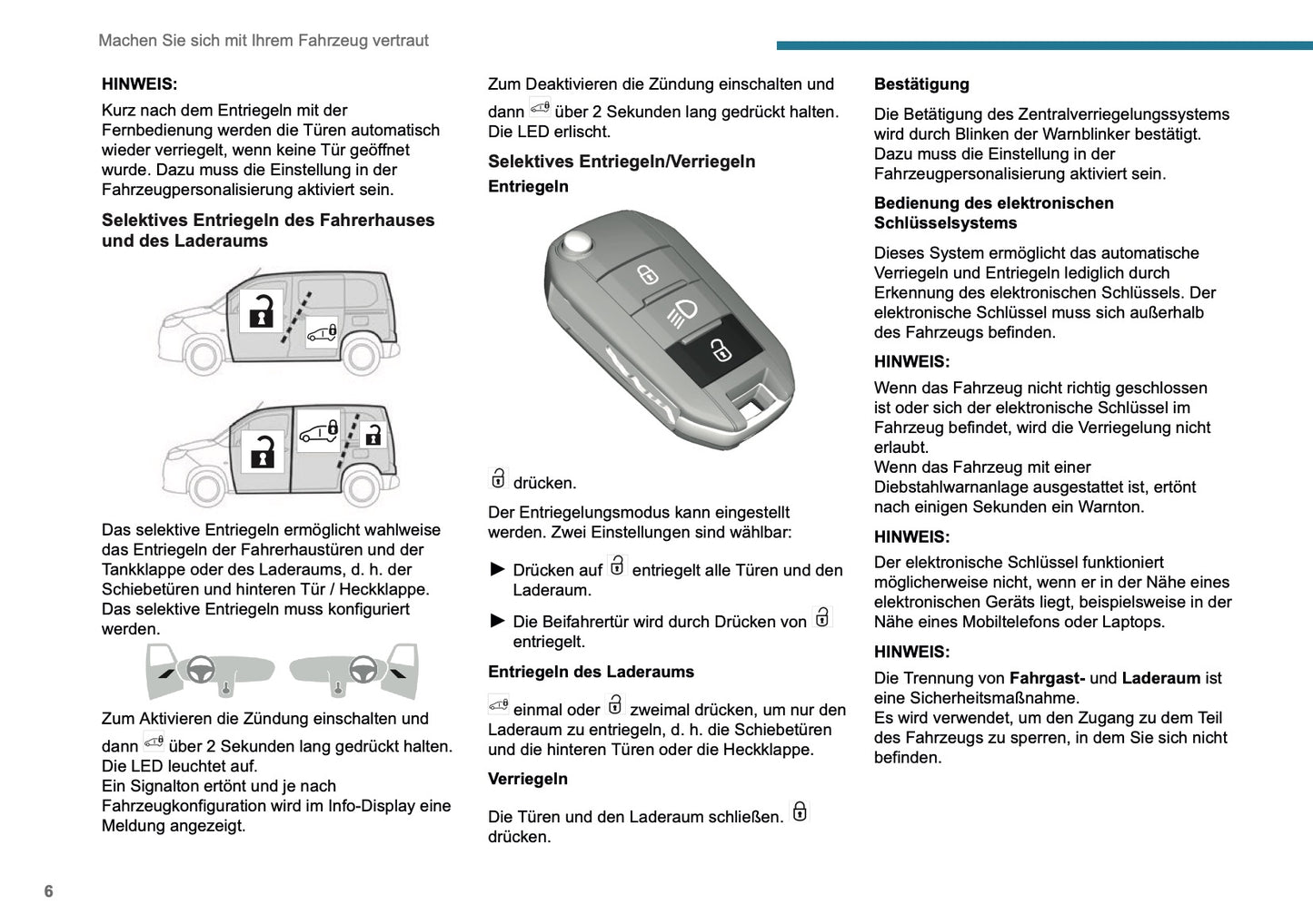 2025 Peugeot Rifter/Partner Owner's Manual | German