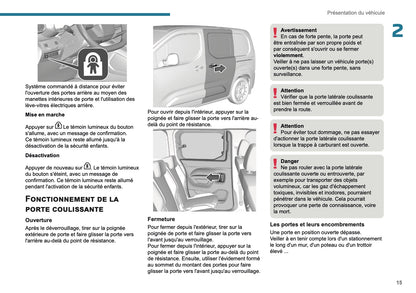 2025 Peugeot Rifter/Partner Owner's Manual | French