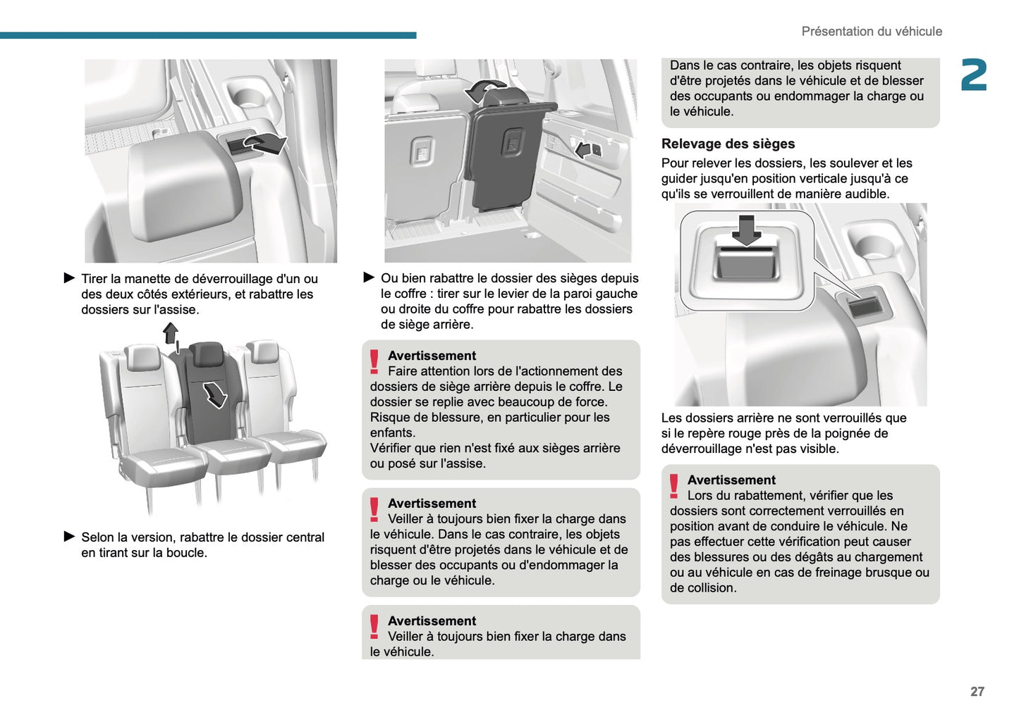 2025 Peugeot Rifter/Partner Owner's Manual | French