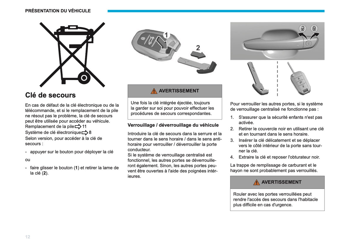 2026 Peugeot Rifter/Partner Owner's Manual | French