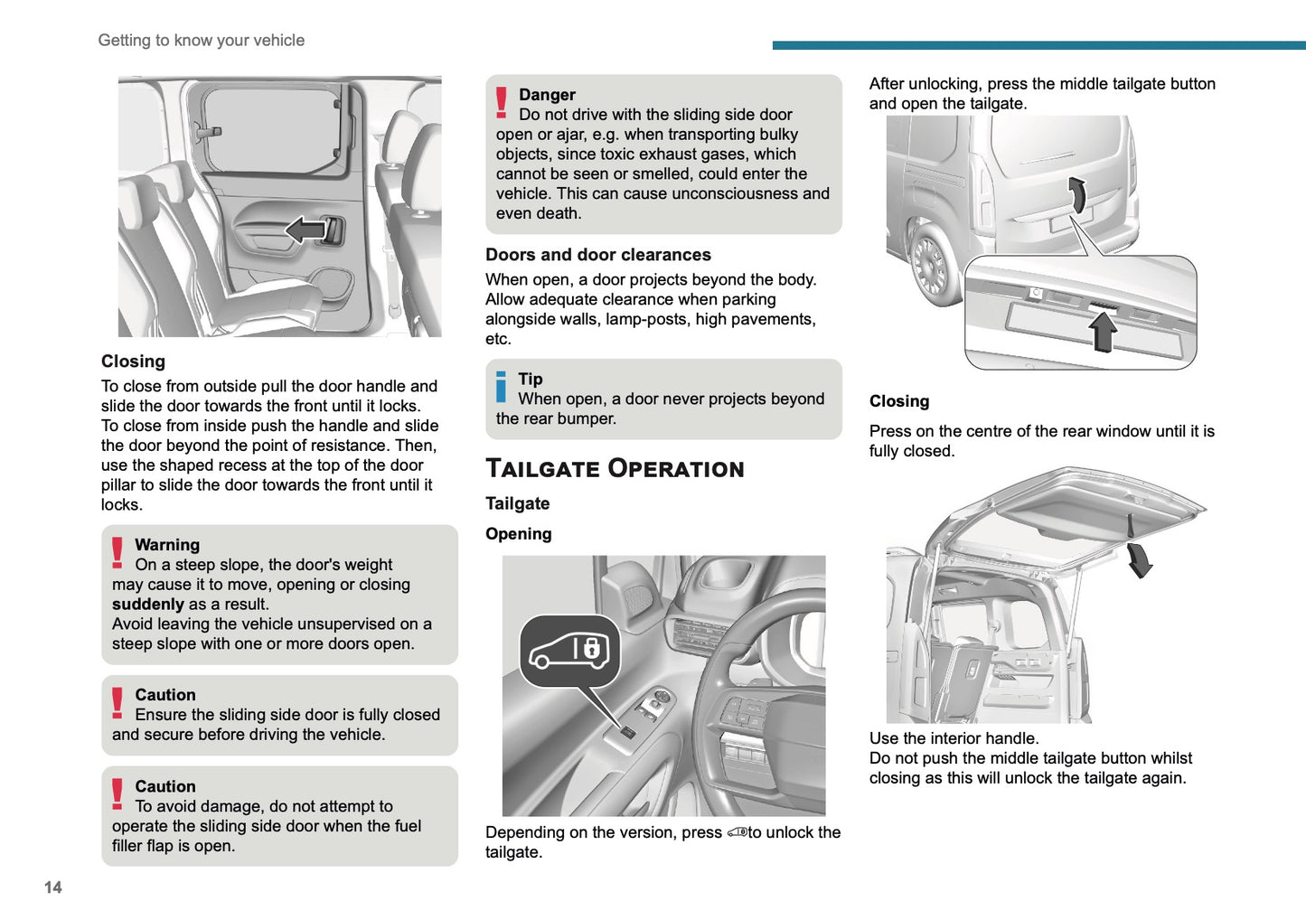 2025 Peugeot Rifter/Partner Owner's Manual | English