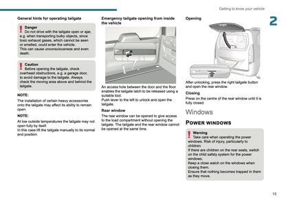 2025 Peugeot Rifter/Partner Owner's Manual | English
