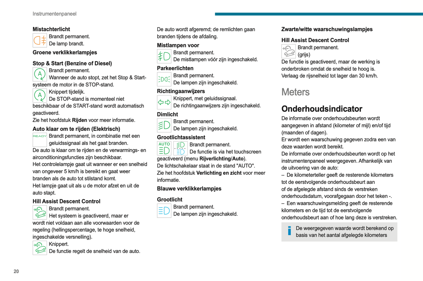 2024 Peugeot Rifter/e-Rifter/Partner/e-Partner Gebruikershandleiding | Nederlands