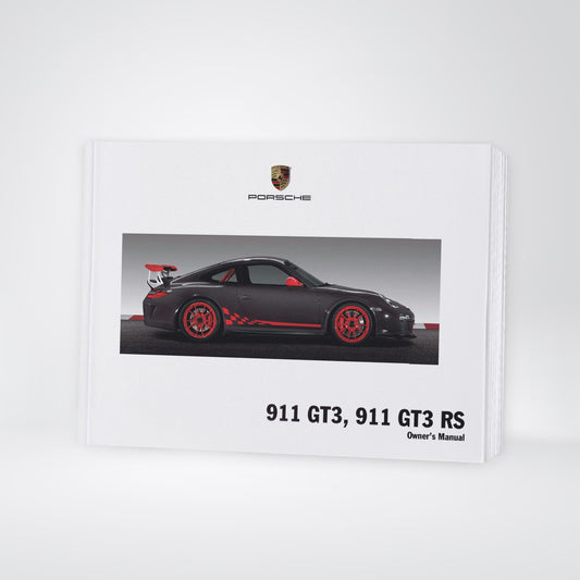 2010 Porsche 911 GT3/GT3 RS Owner's Manual | English