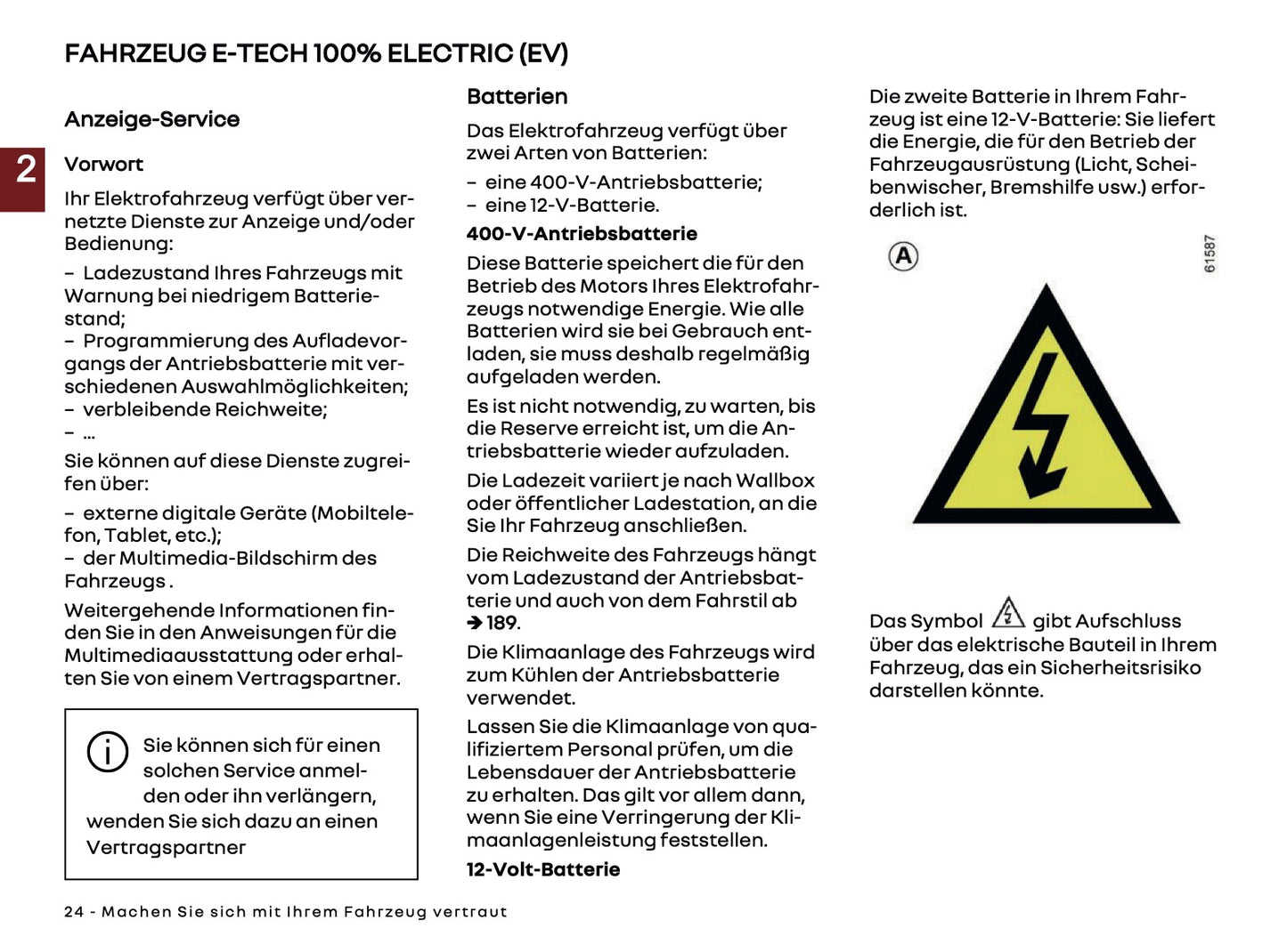 2025 Renault 5 E-Tech Owner's Manual | German