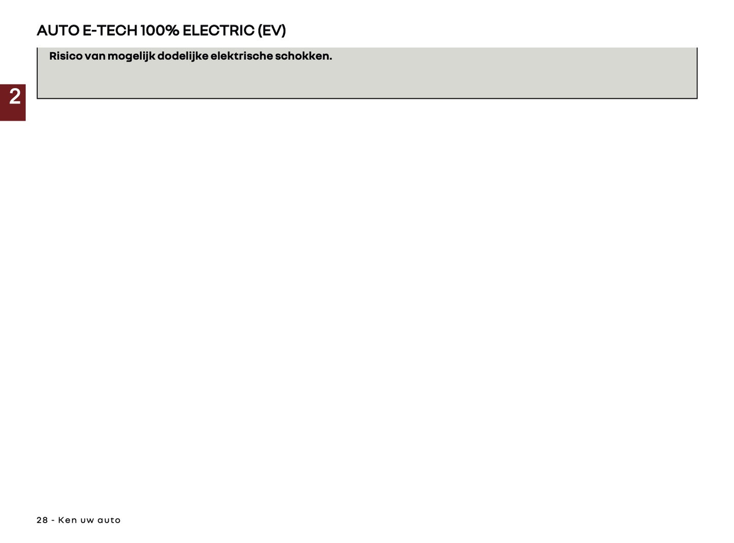 2025 Renault 5 E-Tech Gebruikershandleiding | Nederlands