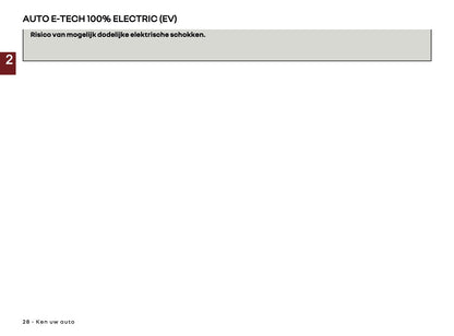 2025 Renault 5 E-Tech Gebruikershandleiding | Nederlands