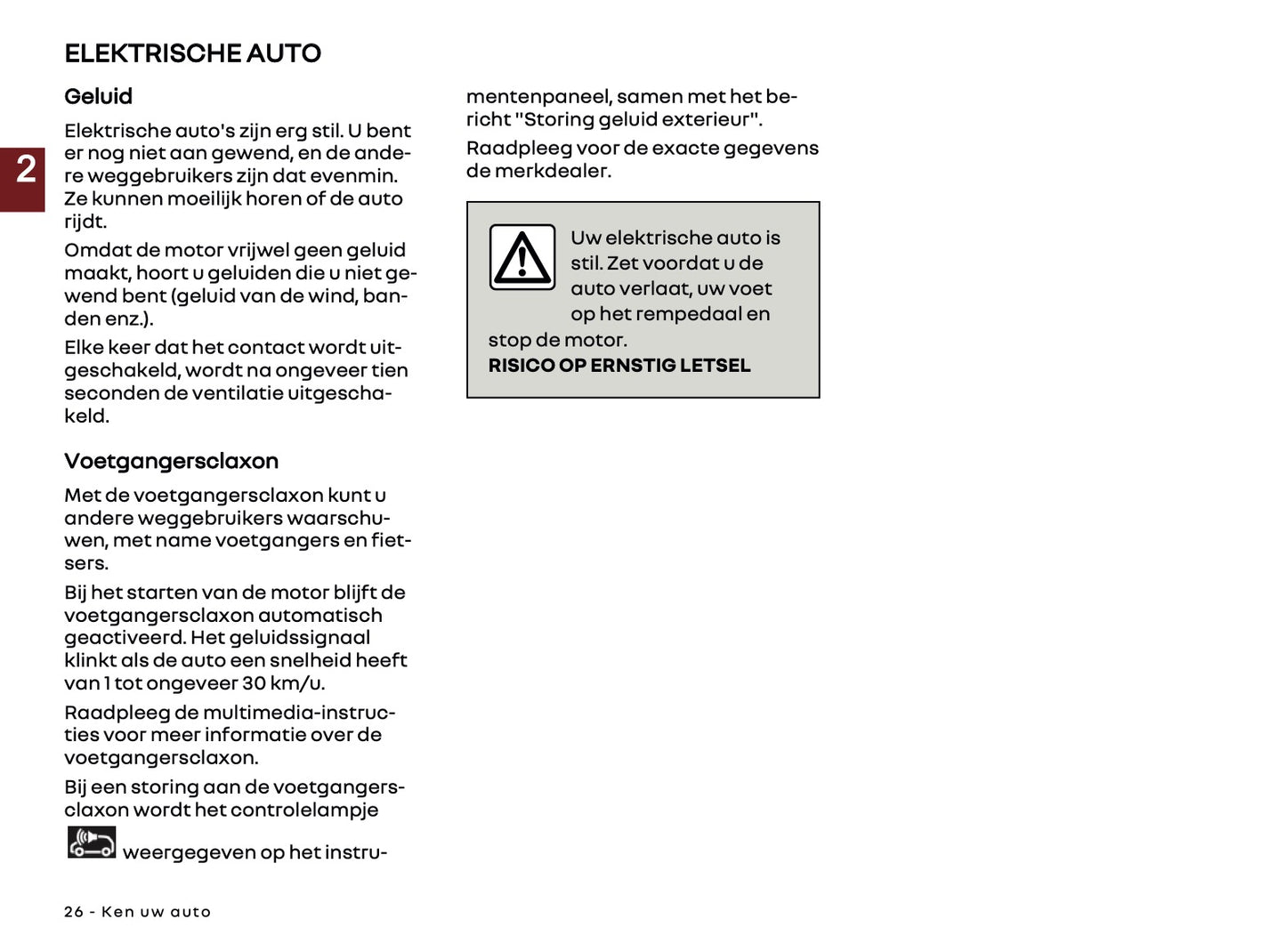 2026 Renault 5 E-Tech Electric Gebruikershandleiding | Nederlands