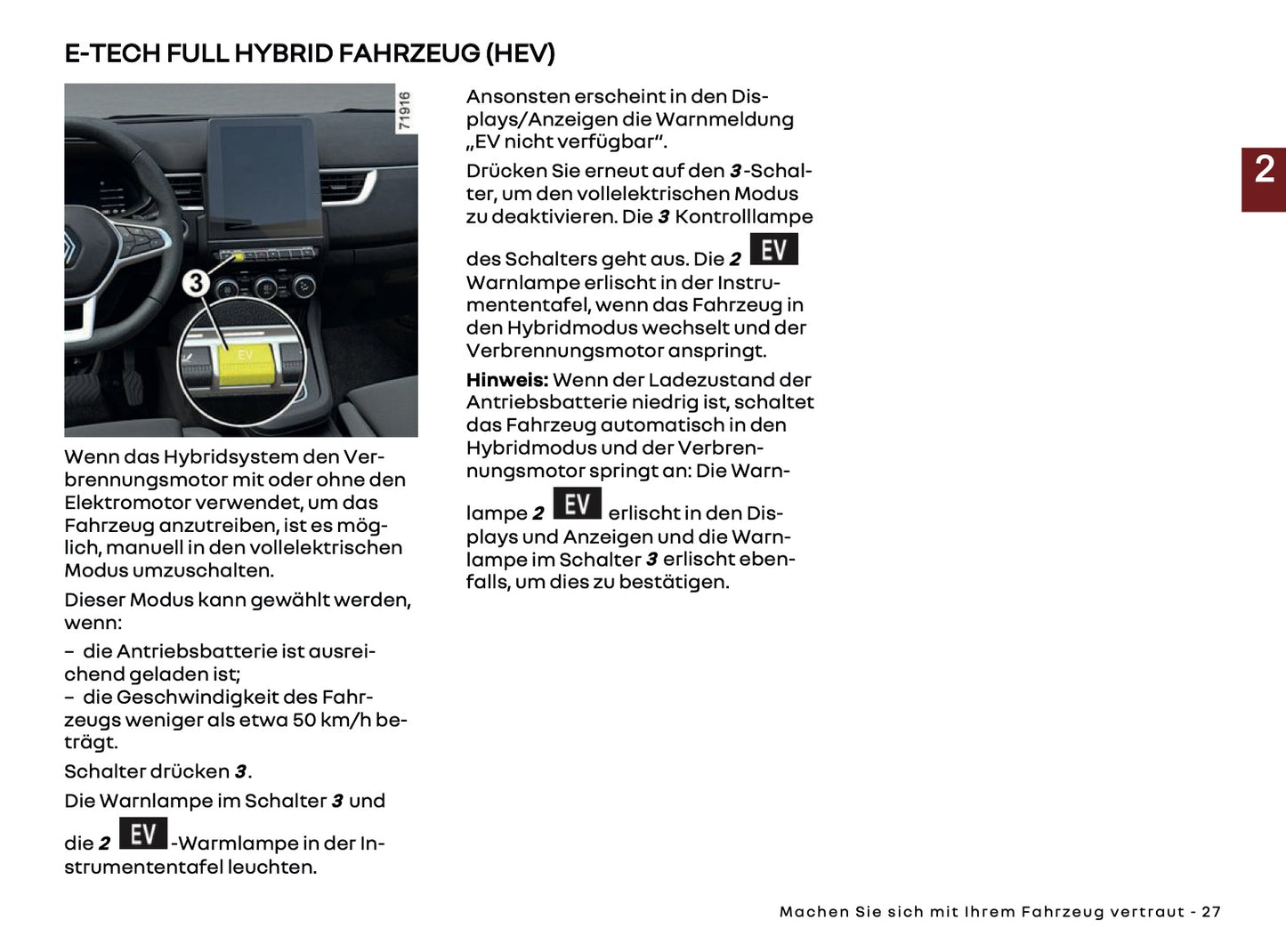 2025-2026 Renault Arkana Owner's Manual | German