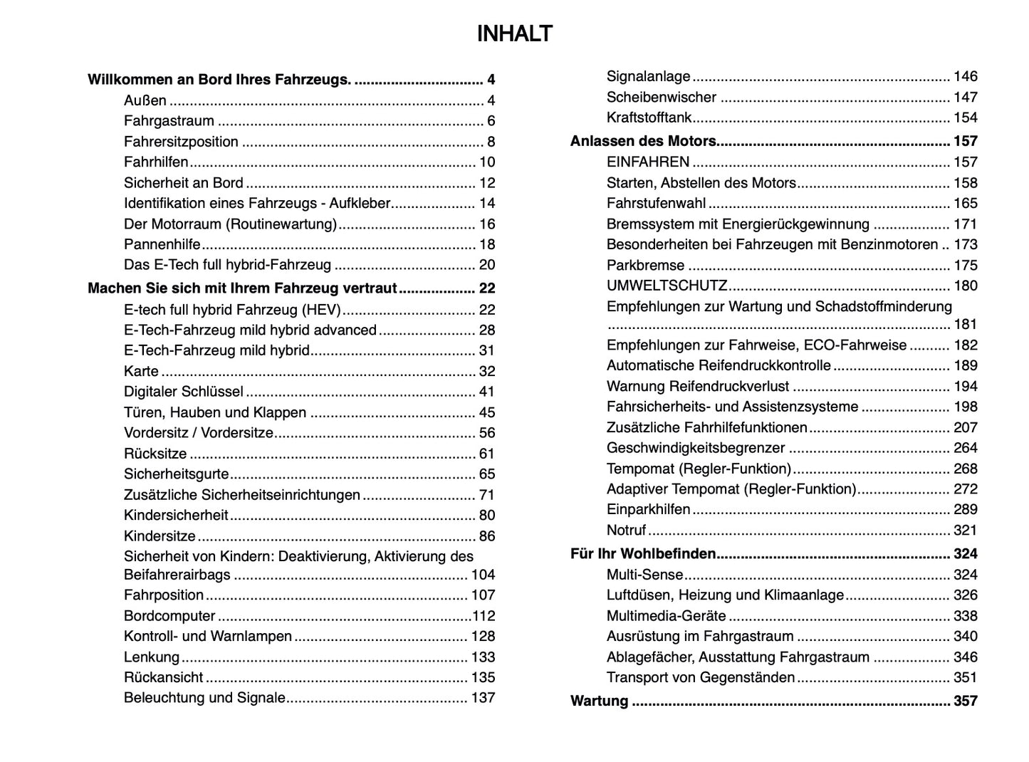 2024 Renault Austral Owner's Manual | German
