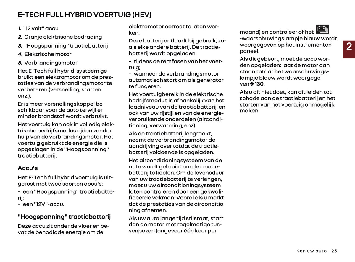 2026-2027 Renault Austral Owner's Manual | Dutch