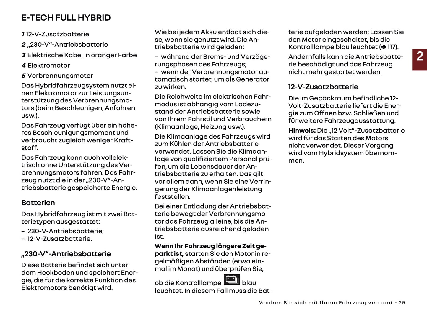 2025 Renault Captur Owner's Manual | German