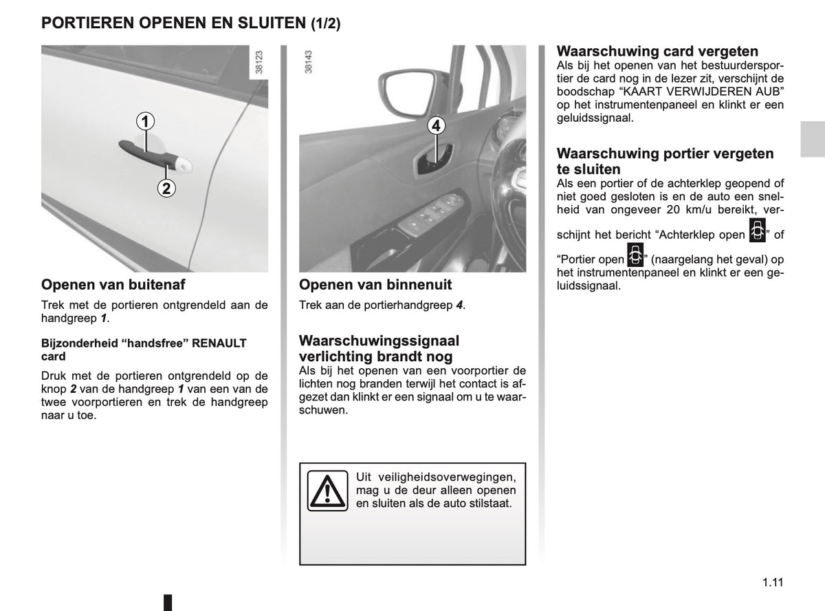 2016-2017 Renault Captur Gebruikershandleiding | Nederlands