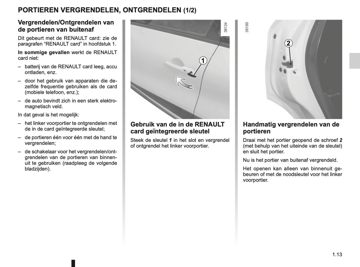 2016-2017 Renault Captur Gebruikershandleiding | Nederlands