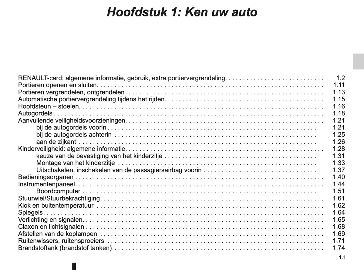 2016-2017 Renault Captur Gebruikershandleiding | Nederlands