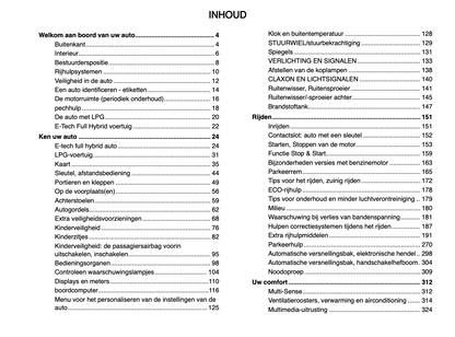 2024 Renault Captur Gebruikershandleiding | Nederlands