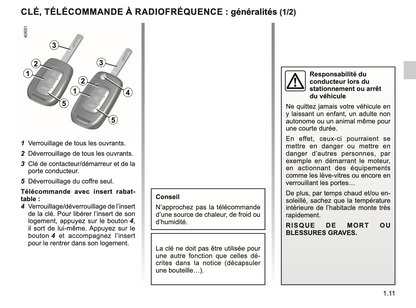 2023-2024 Renault Clio Owner's Manual | French