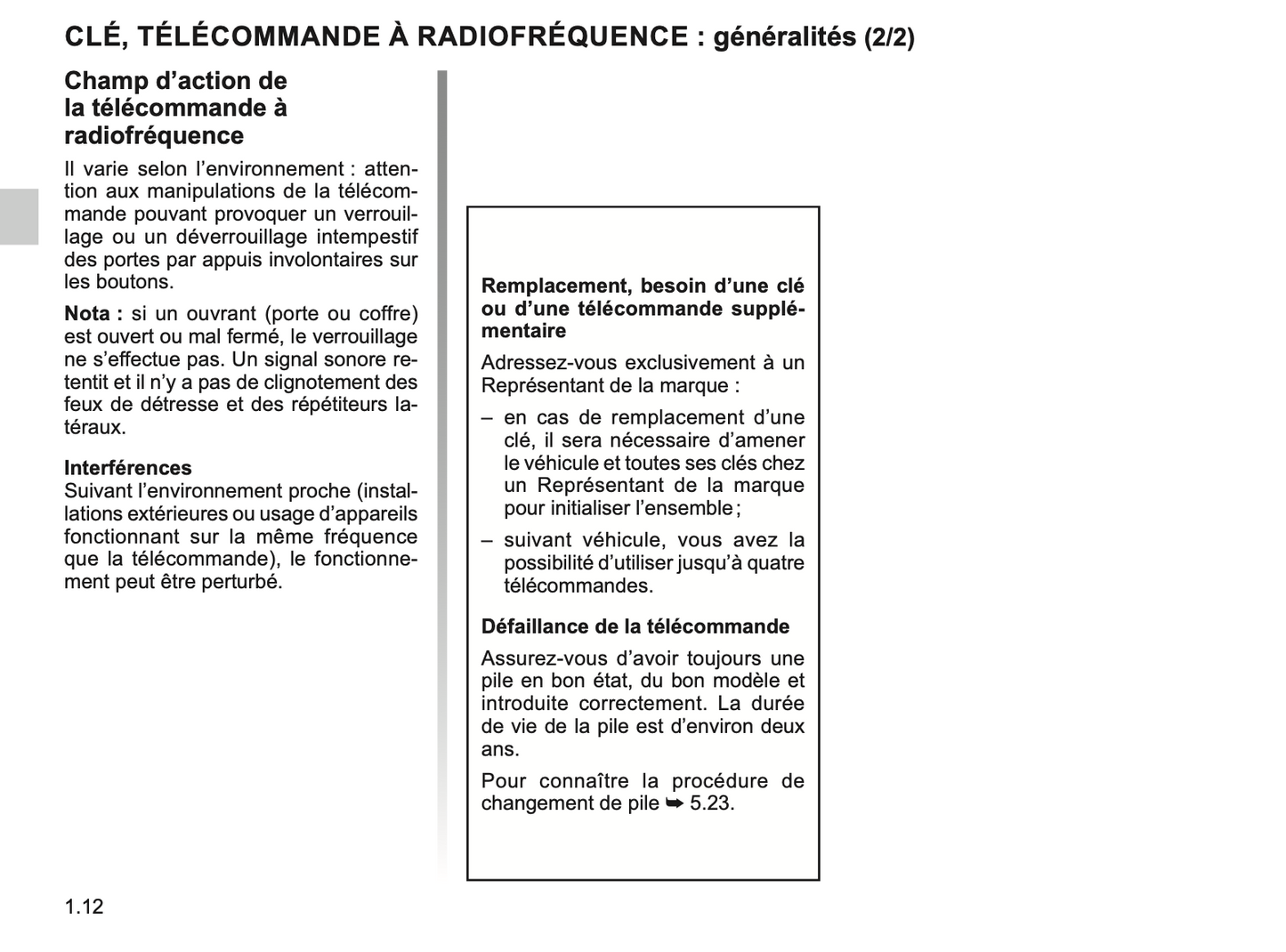 2023-2024 Renault Clio Owner's Manual | French