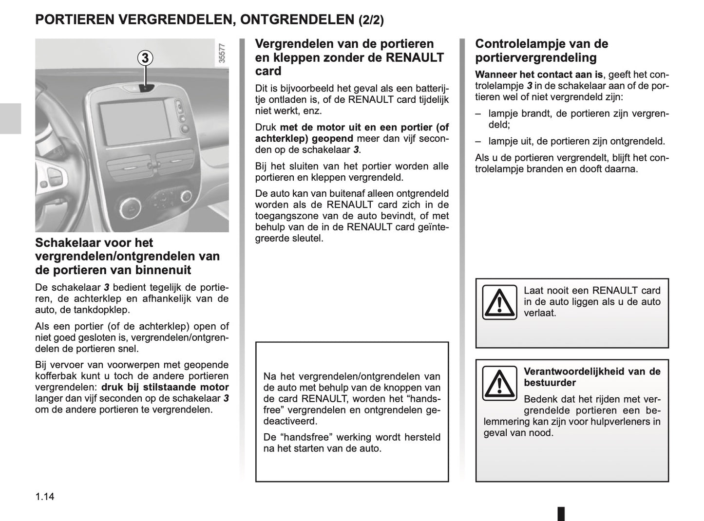 2015-2016 Renault Clio Gebruikershandleiding | Nederlands