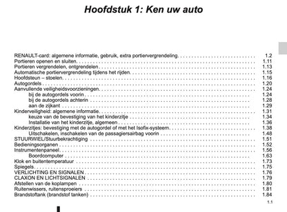 2015-2016 Renault Clio Gebruikershandleiding | Nederlands
