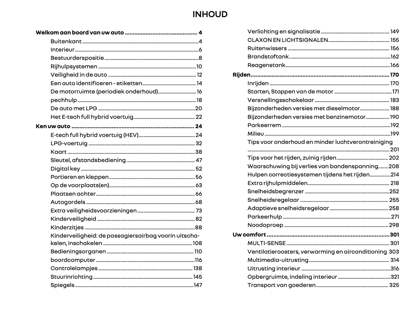 2024-2025 Renault Clio Owner's Manual | Dutch