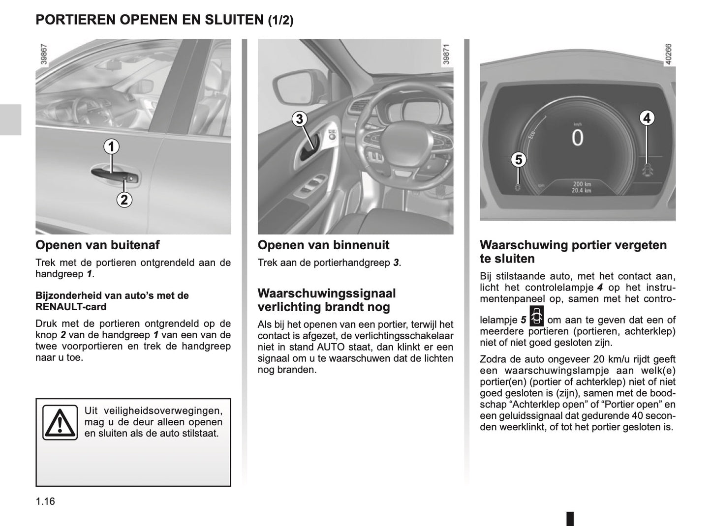 2018-2019 Renault Kadjar Owner's Manual | Dutch